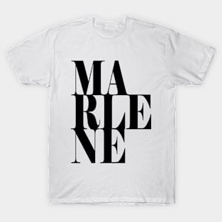 Marlene Girls Name Bold Font T-Shirt